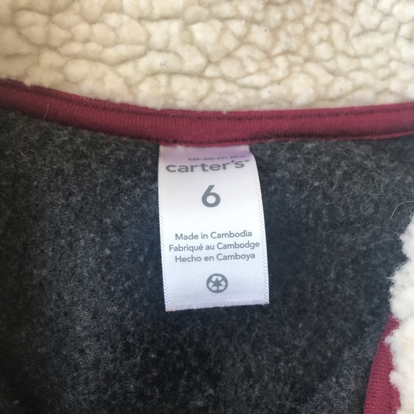 Carter’s Sweater Fleece Trail Jacket - Picture 3 of 3